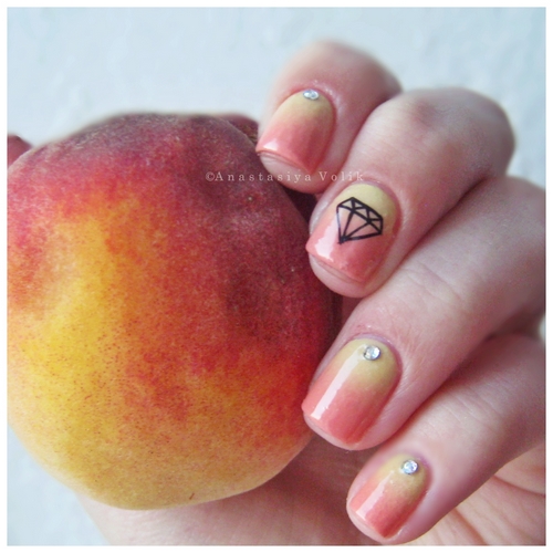 Manucure ombre à la mode sur des ongles de différentes longueurs: idées de photos