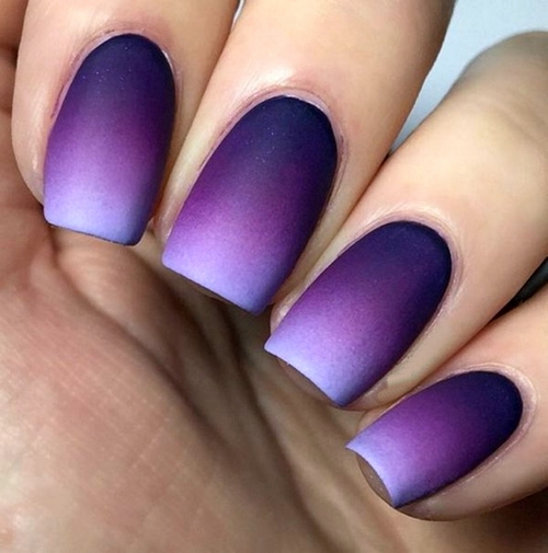 Manucure ombre à la mode sur des ongles de différentes longueurs: idées de photos