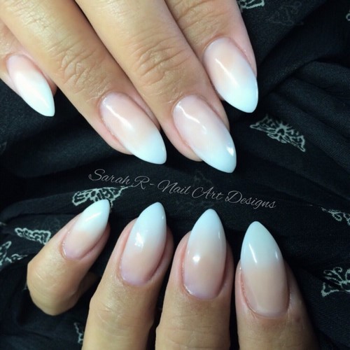 Manucure ombre à la mode sur des ongles de différentes longueurs: idées de photos