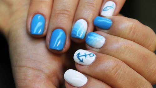 Manucure ombre à la mode sur des ongles de différentes longueurs: idées de photos