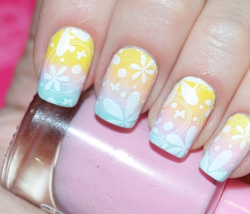 Manucure ombre à la mode sur des ongles de différentes longueurs: idées de photos