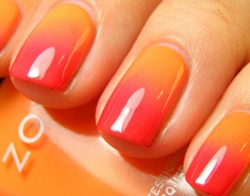 Manucure ombre à la mode sur des ongles de différentes longueurs: idées de photos