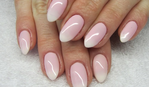 Manucure ombre à la mode sur des ongles de différentes longueurs: idées de photos
