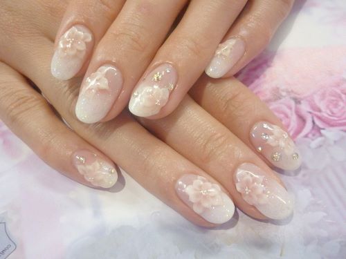 Manucure ombre à la mode sur des ongles de différentes longueurs: idées de photos