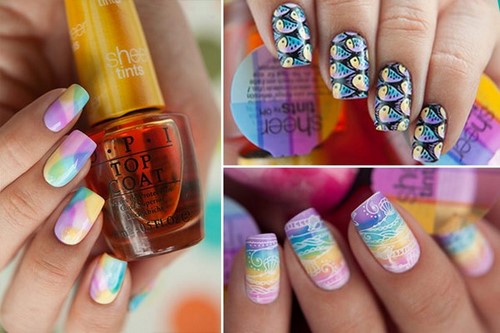 Explosion de couleurs! Manucure d'été dans des idées colorées et des innovations pour les ongles
