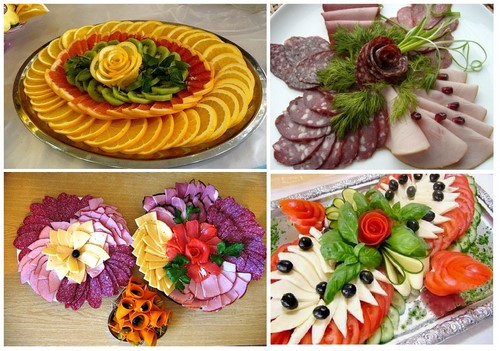 Se préparer pour les vacances: une belle coupe sur la table de fête