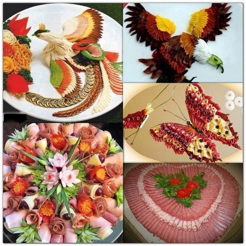 Se préparer pour les vacances: une belle coupe sur la table de fête