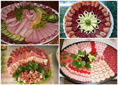 Se préparer pour les vacances: une belle coupe sur la table de fête