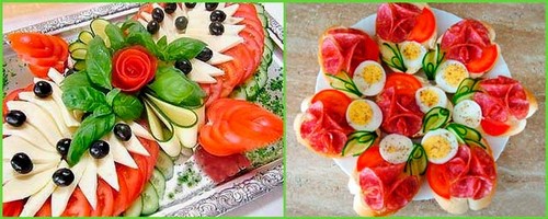 Se préparer pour les vacances: une belle coupe sur la table de fête