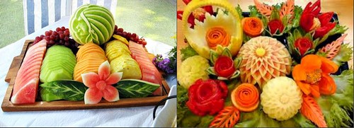 Se préparer pour les vacances: une belle coupe sur la table de fête