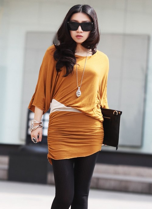 Robes de chauve-souris à la mode - photos, robes de soirée et de tous les jours avec une manche de chauve-souris