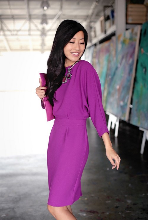 Robes de chauve-souris à la mode - photos, robes de soirée et de tous les jours avec une manche de chauve-souris