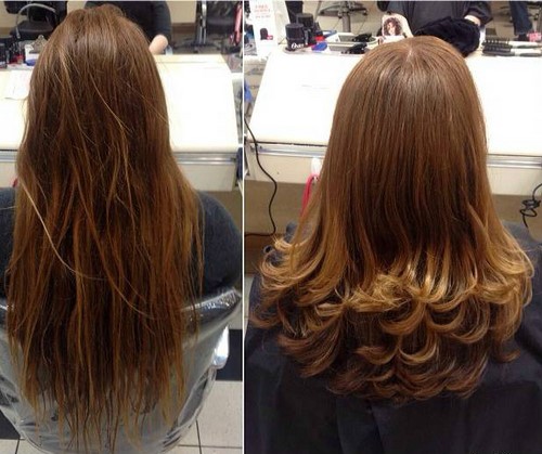 Comment couper une femme? Coupes de cheveux des femmes à la mode sur la photo