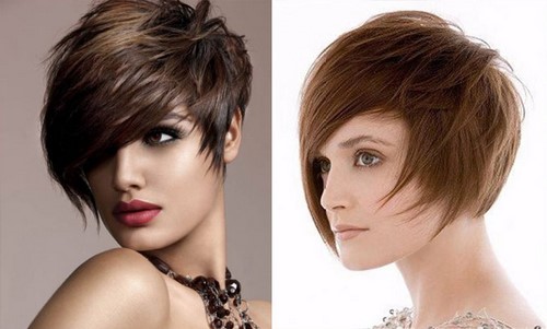 Comment couper une femme? Coupes de cheveux des femmes à la mode sur la photo