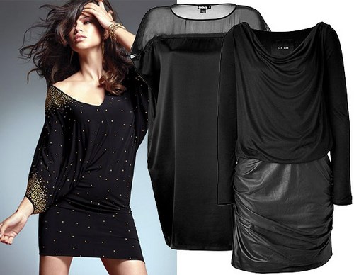 Robes de chauve-souris à la mode - photos, robes de soirée et de tous les jours avec une manche de chauve-souris