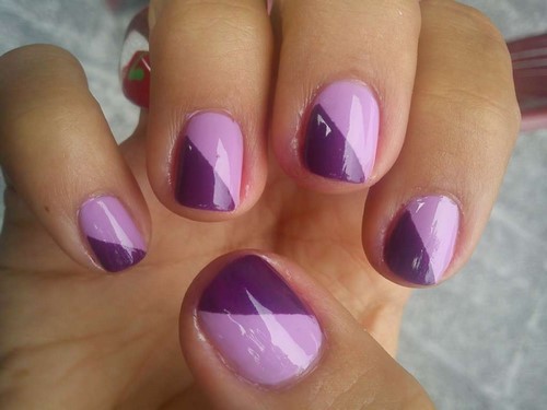 Design à la mode de manucure pour les ongles courts - idées de photos