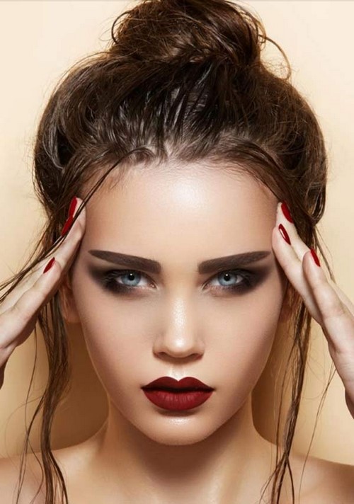 Nous faisons le maquillage du soir étape par étape. Le plus beau maquillage de soirée - idées photo