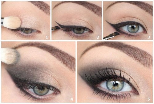 Nous faisons le maquillage du soir étape par étape. Le plus beau maquillage de soirée - idées photo