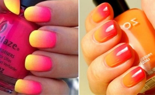 Manucure lumineuse - idées originales de conception d'ongles aux couleurs saturées
