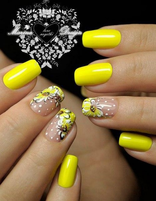 Manucure lumineuse - idées originales de conception d'ongles aux couleurs saturées