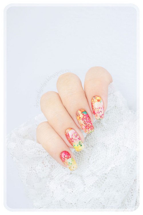 Manucure lumineuse - idées originales de conception d'ongles aux couleurs saturées