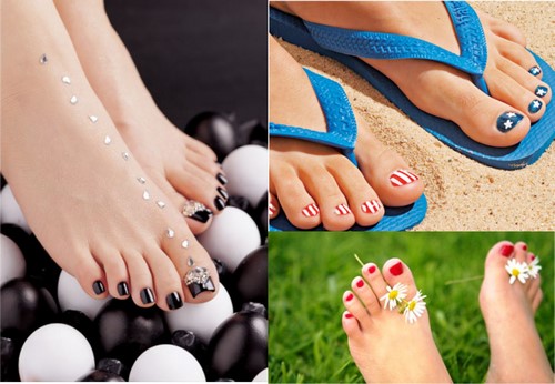 Fasjonabel pedikyr. Vakre ideer om moderne neglekunst