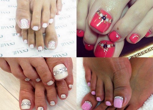 Fasjonabel pedikyr. Vakre ideer om moderne neglekunst