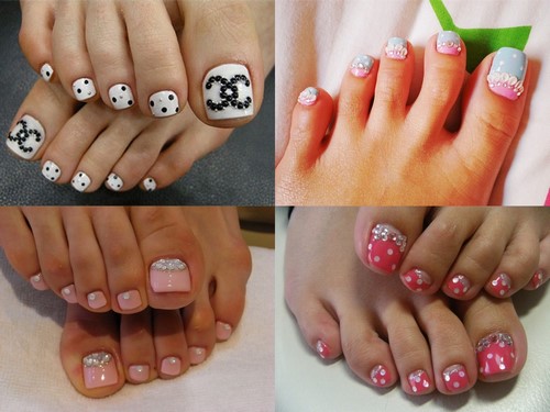 Fasjonabel pedikyr. Vakre ideer om moderne neglekunst