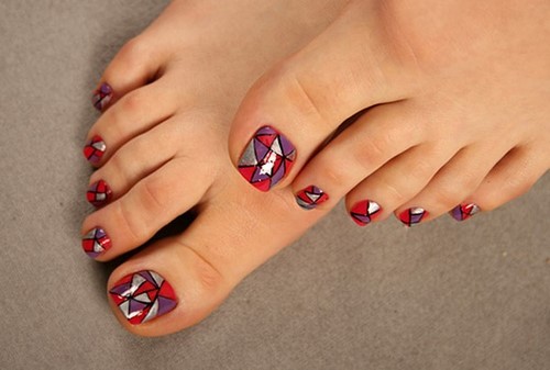 Fasjonabel pedikyr. Vakre ideer om moderne neglekunst