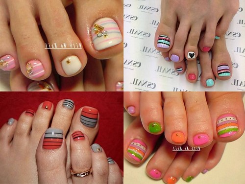 Fasjonabel pedikyr. Vakre ideer om moderne neglekunst