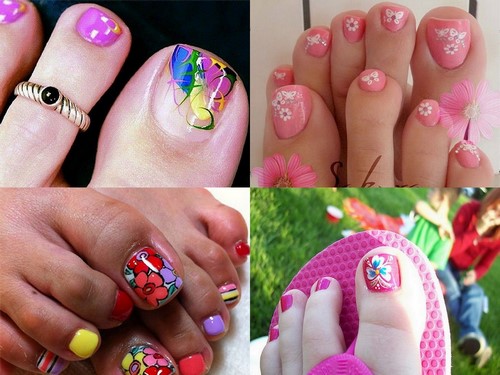 Fasjonabel pedikyr. Vakre ideer om moderne neglekunst