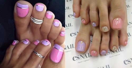 Fasjonabel pedikyr. Vakre ideer om moderne neglekunst