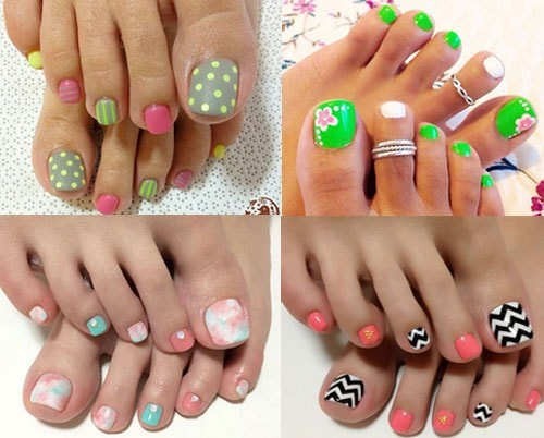 Fasjonabel pedikyr. Vakre ideer om moderne neglekunst