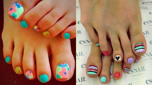 Fasjonabel pedikyr. Vakre ideer om moderne neglekunst