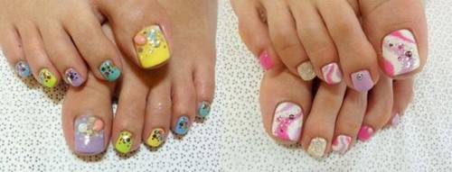 Fasjonabel pedikyr. Vakre ideer om moderne neglekunst