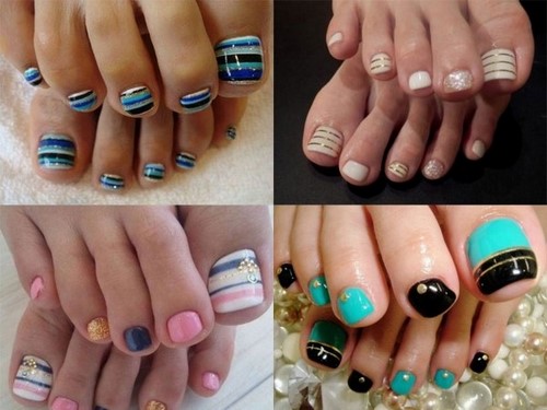 Fasjonabel pedikyr. Vakre ideer om moderne neglekunst