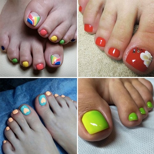 Fasjonabel pedikyr. Vakre ideer om moderne neglekunst