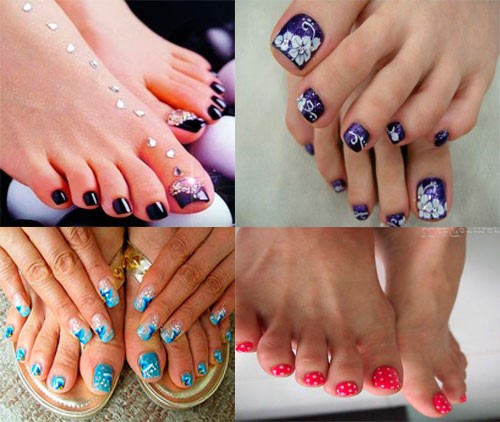 Fasjonabel pedikyr. Vakre ideer om moderne neglekunst