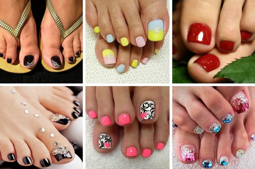 Fasjonabel pedikyr. Vakre ideer om moderne neglekunst