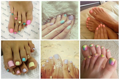 Fasjonabel pedikyr. Vakre ideer om moderne neglekunst