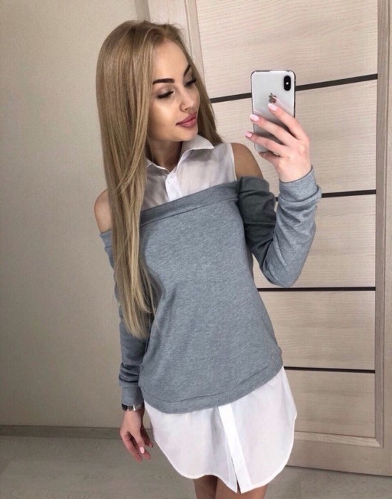 Les chemises à la mode sont toujours un élément pertinent de la garde-robe des femmes