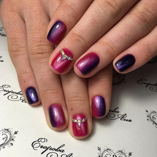 Manucure lumineuse - idées originales de conception d'ongles aux couleurs saturées