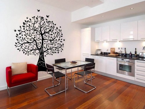 Bagaimana untuk menghias dinding - idea foto bagaimana untuk menghiasi dinding di bilik yang berbeza