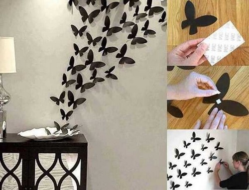 Bagaimana untuk menghias dinding - idea foto bagaimana untuk menghiasi dinding di bilik yang berbeza