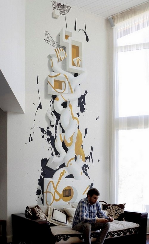 Bagaimana untuk menghias dinding - idea foto bagaimana untuk menghiasi dinding di bilik yang berbeza