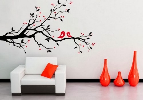 Bagaimana untuk menghias dinding - idea foto bagaimana untuk menghiasi dinding di bilik yang berbeza