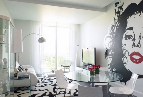 Bagaimana untuk menghias dinding - idea foto bagaimana untuk menghiasi dinding di bilik yang berbeza