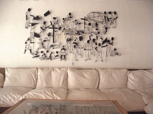 Bagaimana untuk menghias dinding - idea foto bagaimana untuk menghiasi dinding di bilik yang berbeza