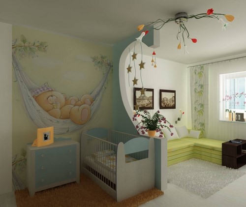 Bagaimana untuk menghias dinding - idea foto bagaimana untuk menghiasi dinding di bilik yang berbeza