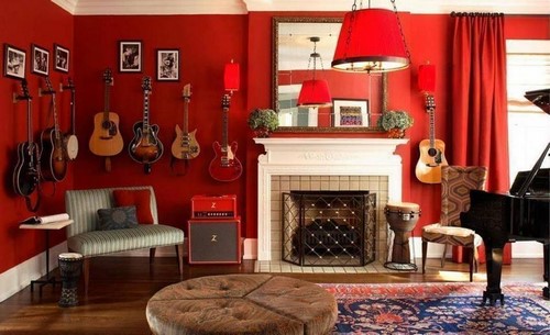 Bagaimana untuk menghias dinding - idea foto bagaimana untuk menghiasi dinding di bilik yang berbeza